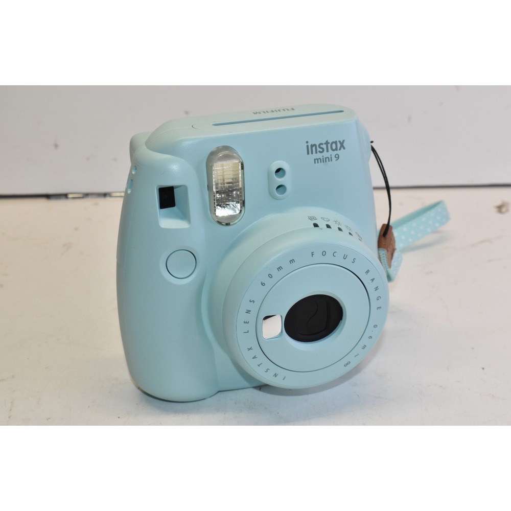 Fujifilm Instax Mini 9 Instant Camera Ice Blue Wrist Strap With Travel Case - Picture 3 of 8